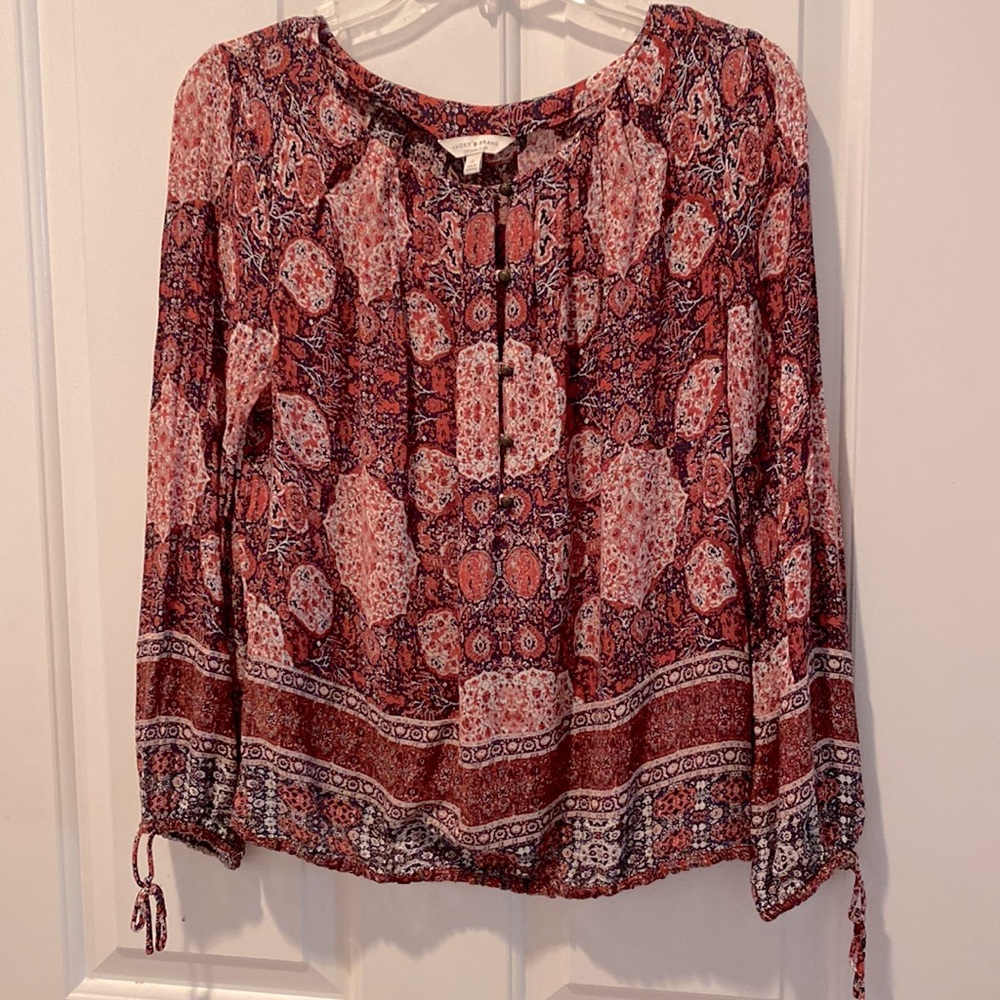 Lucky Boho Blouse Shirt